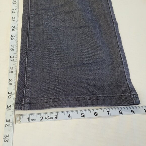 Prana Jada Jean Womens 10 Reg Denim‎ Solid Grey Stretch 5-Pocket Style 1965631 - Picture 10 of 11